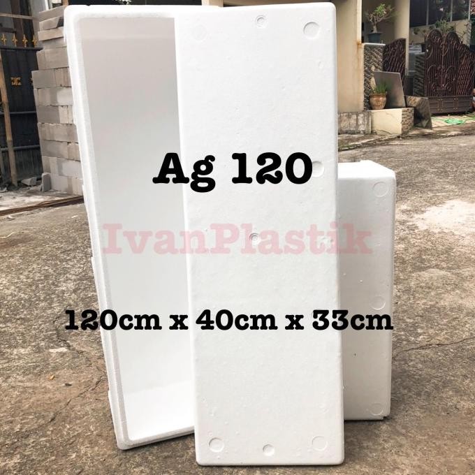 

STYROFOAM AG 120 BOX PANJANG KHUSUS GOJEK GRAB INSTANT