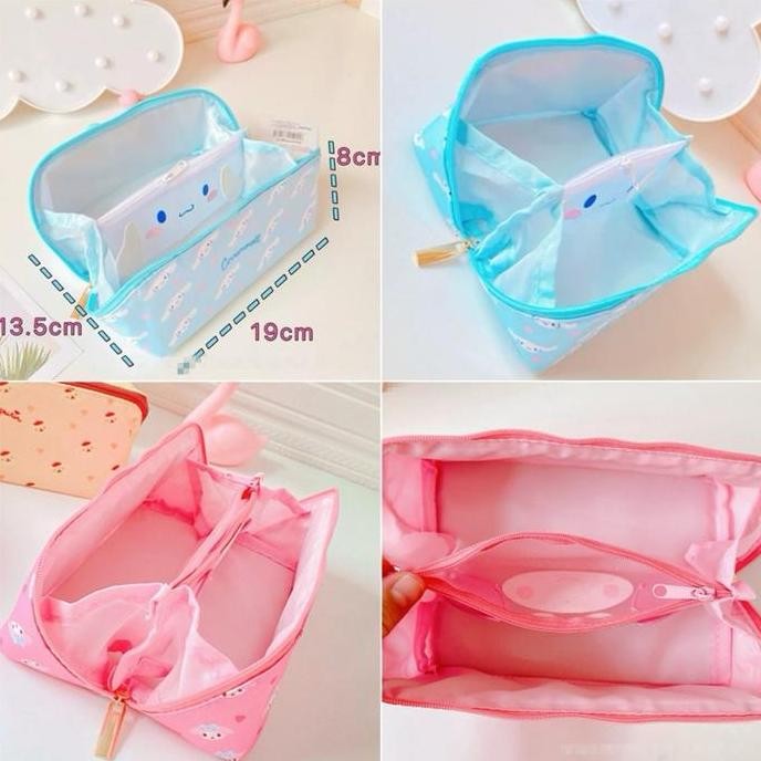 

kawaii sanrio pencil box make up bag kotak pensil tas make up kuromi liquid