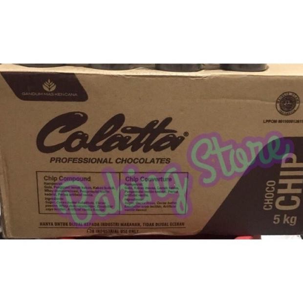 

Colatta Cokelat - Chocolate Choco Chip 5kg - Gosend/Grab Only liquid