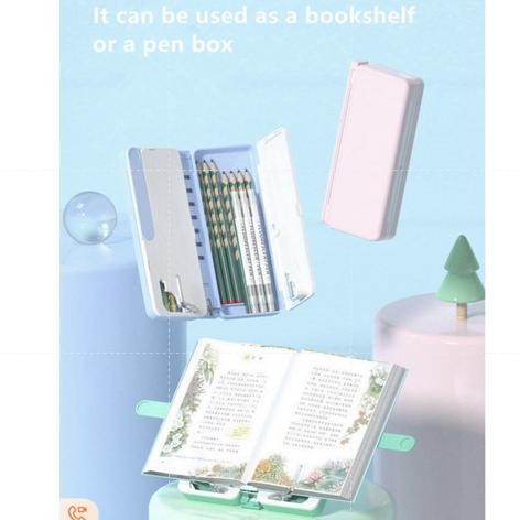 

Kotak Pensil Multifungsi Tempat Pensil Karakter Book Stand Holder liquid