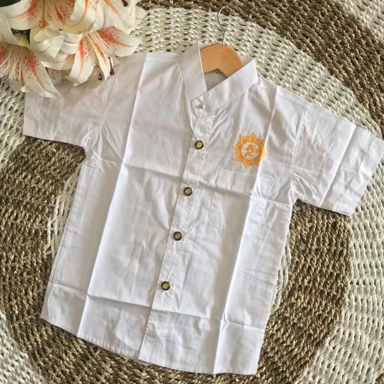 {{ Safari Anak Bali | Baju Semi Safari Putih Anak Ke Pura Ready }}