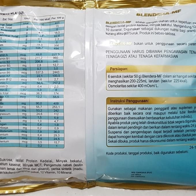 

Terbaru! Susu Blendera Mf Soya/Kedelai Mct Tinggi Protein Terlaris