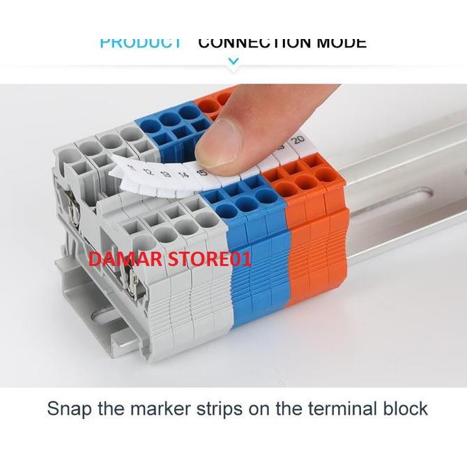

Tersedia ZB/DEK-Marker/Nomor Terminal Block untuk-Weidmuller-Phoenix Contact