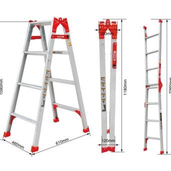 KRISBOW TANGGA ALUMINIUM LIPAT 4 STEP