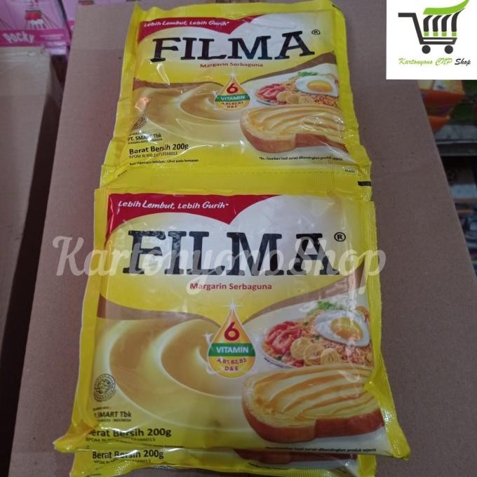 

Mentega Filma Margarine Serbaguna Kemasan Sachet Per Dus Isi 60 Pcs Best Seller