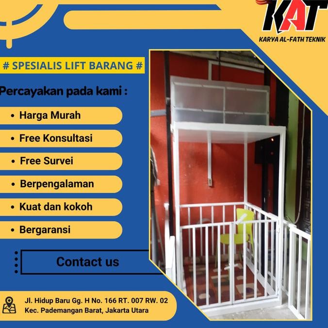 Lift Barang Semi Lift Passenger