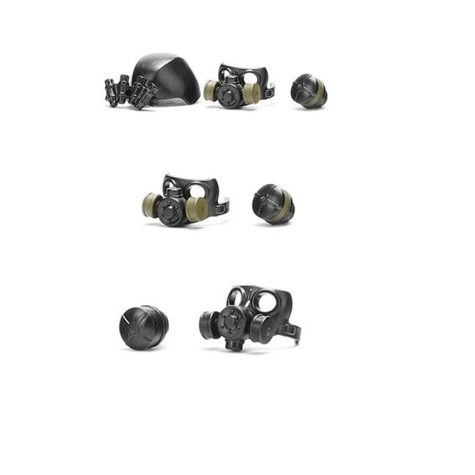 MOC Bricks Military 2pcs/set Gas Mask Army Soldier Figure Accessories