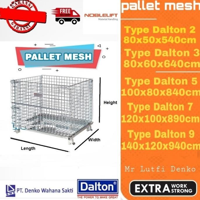PALLET MESH - KERANJANG BESI SEDIA MODIFIKASI RODA STOCK TERBATAS