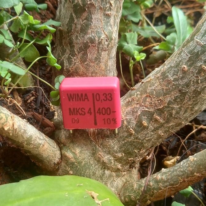 Promo kapasitor 330n 250v jarak kaki 15mm wima COD