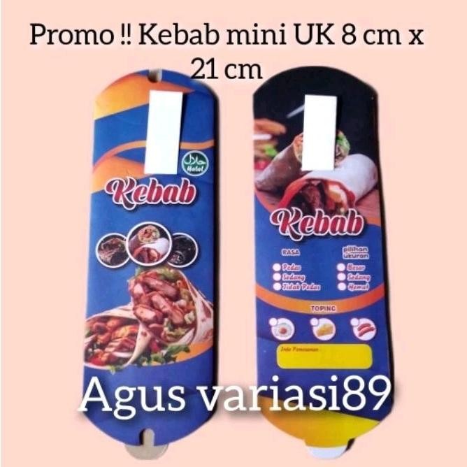 

Berkualitas Promo Dus Kebab Mini Isi 100 Lembar // Kemasan Kebab Mini Isi 100 Lembar // Wadah Kebab Mini Isi 100 Lembar Prermium