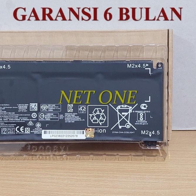 Baterai Hp Omen 15-Dh1020Tx 15-Dh0180Tx 15-Dh0105Tx 15-Dh0000Nk -Ne New Stok