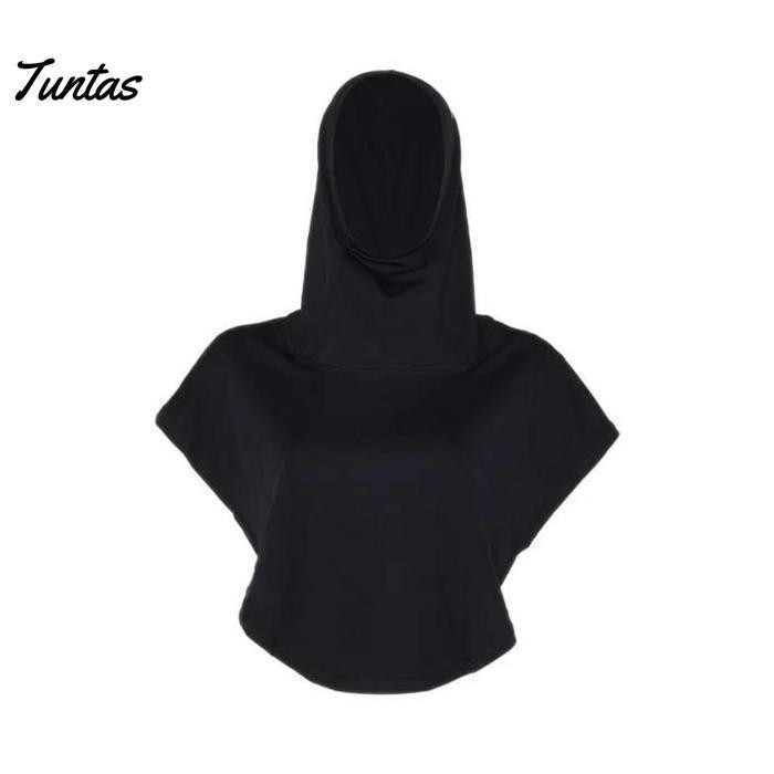 Murah Astec Jeehan Long Hijab Black Women Original