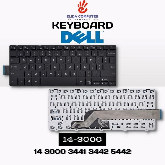 Keyboard Dell Inspiron 14-7447 3467 3462 14-5000 14-5100 P64G 3226 New Stok