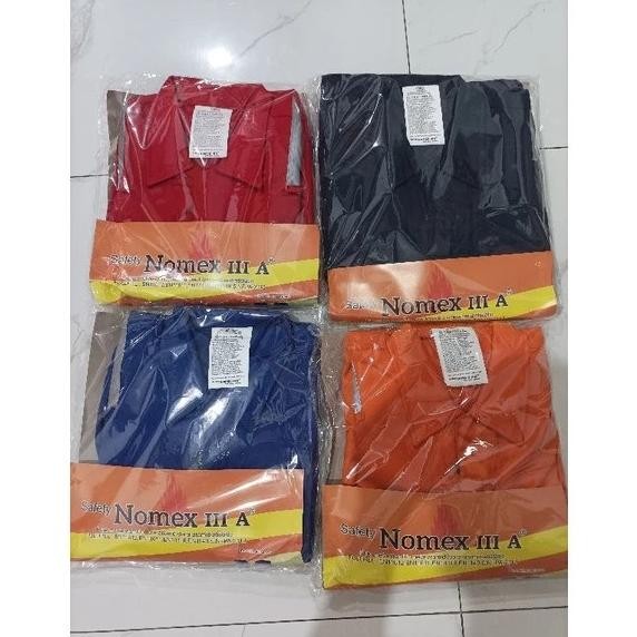 NOMEX IIIA WEARPACK COVERALL ANTI API  WARNA MERAH