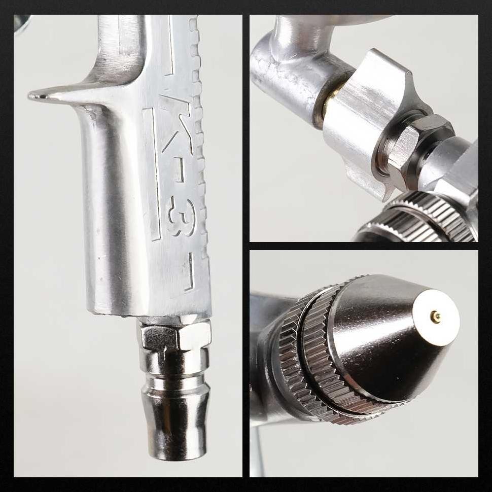 COD WALFRONT Semprotan Cat Motor Mobil Tembok Kompresor Listrik Elektrik Paint Spray Gun 0.5mm 125ml