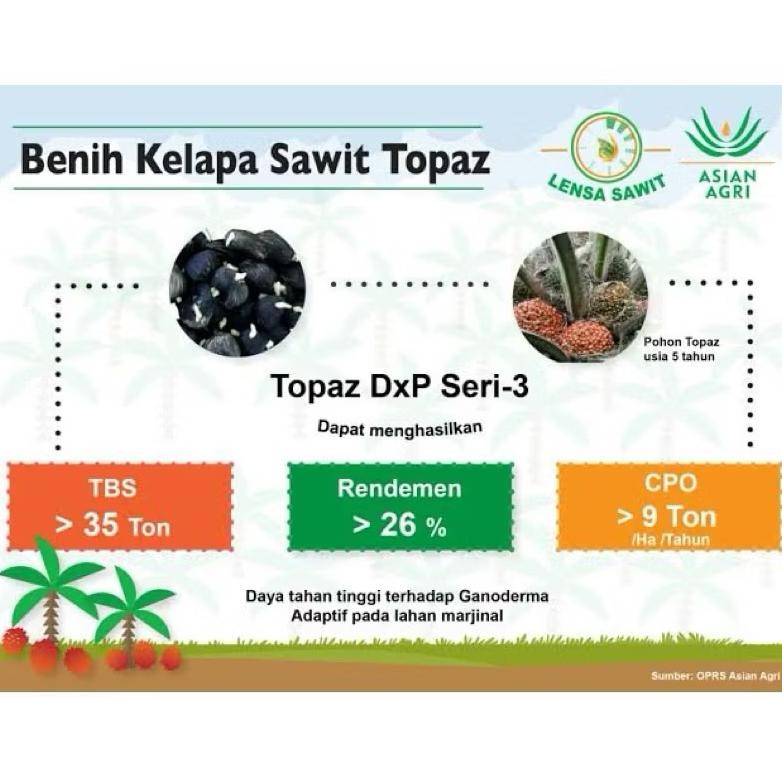 DXP TOPAZ UNGGUL BERKUALITAS ORIGINAL  ASIAN AGRI