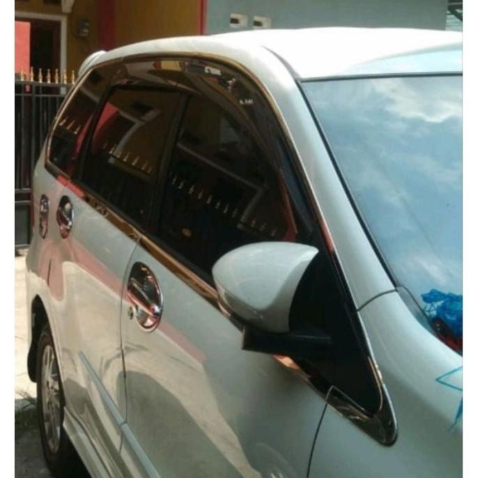 Terbaru Lis List Pelipit Kaca Pintu Samping Toyota All New Avanza / Veloz /Xenia 2012 Sampai 2021 20