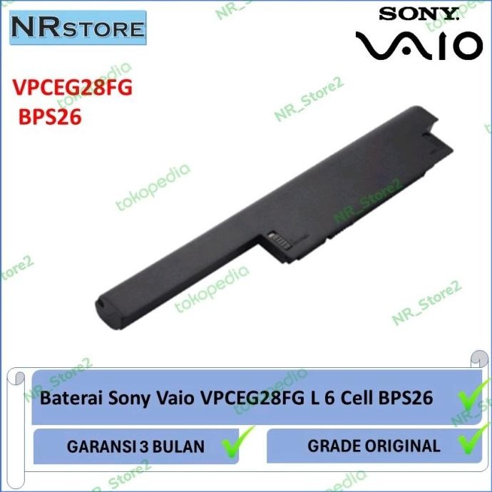 Baterai Sony Vaio Vpceg28Fg L 6 Cell Bps26 Original New Stok