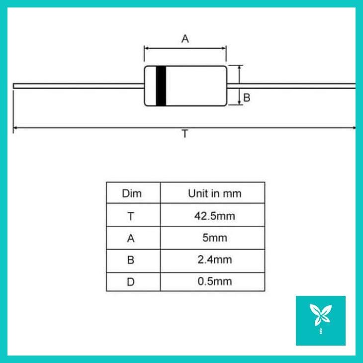 | PC | DIODA 1A 200V 1N4002 1N 4002 DIODE IN4002 IN DO-41