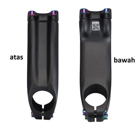 baru  STEM CARBON BALUGOE 6 17 DERAJAT EC90 31.8 oversize stem dropbar EC 90