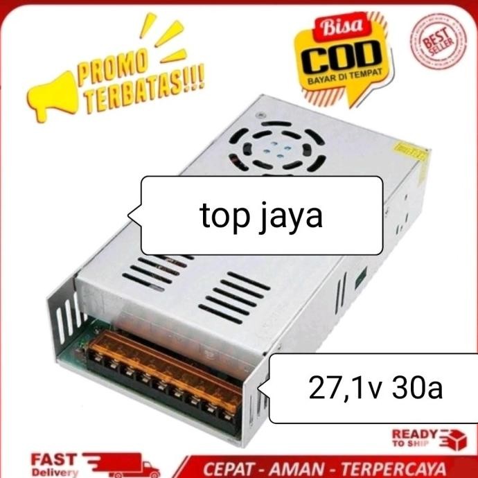 Terjangkau Power Supply Top Jaya 27,1V 30A