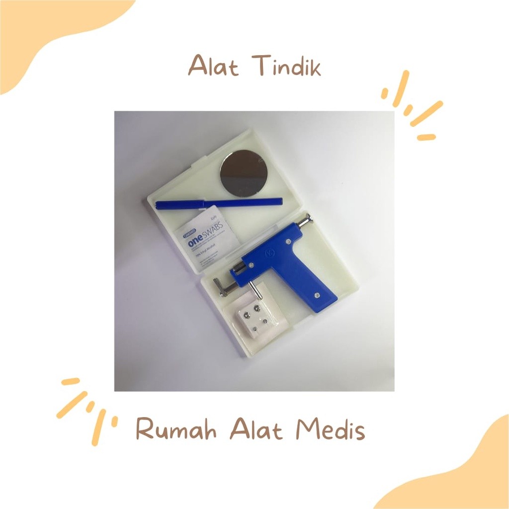 JelitaFash- Alat Tindik Telinga Bayi / Dewasa Alat Pasang Anting / Alat Tindik Bayi Alat Tindik Giwa