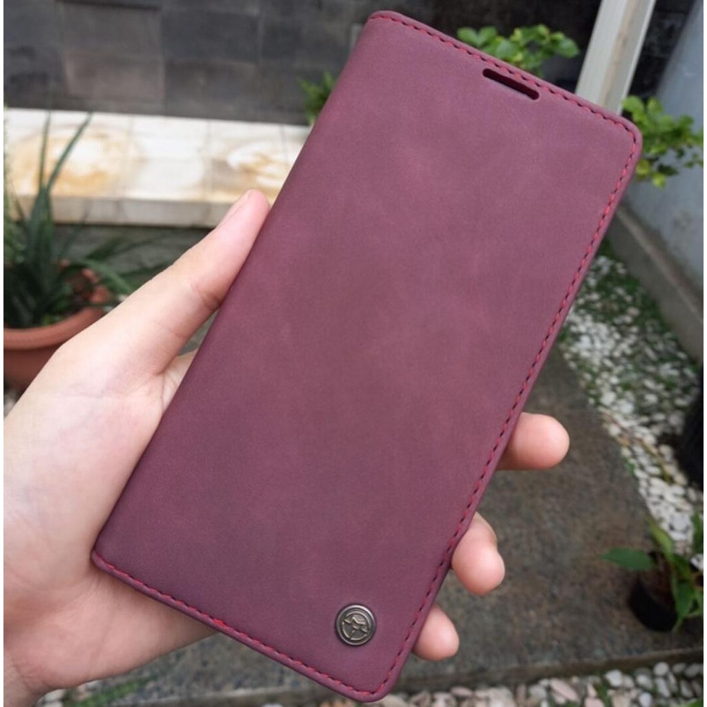 Case Samsung A03 Flipcase Dompet Kulit Leather Premium Casing