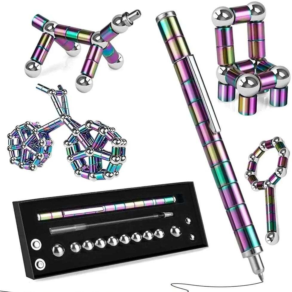

Decompression Magnetic Pen, Fidgeting Magnetic Pen, Multifunctional Novel Pen For Relieving Fidgety Pressure, A Gift For Friends
