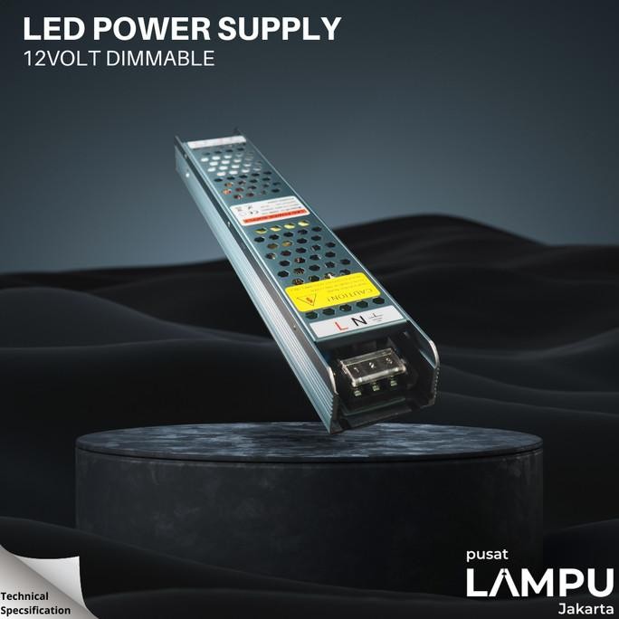Spesial Trafo Dimmer Led Strips 12V 100W 200W