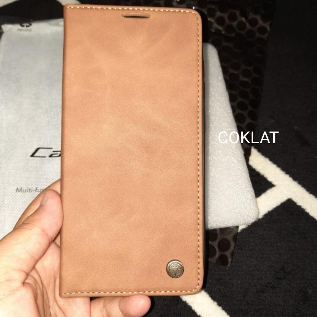 Casing Samsung A50s / A50 Flipcase Magnetik Dompet Kulit Leather Premium Cover