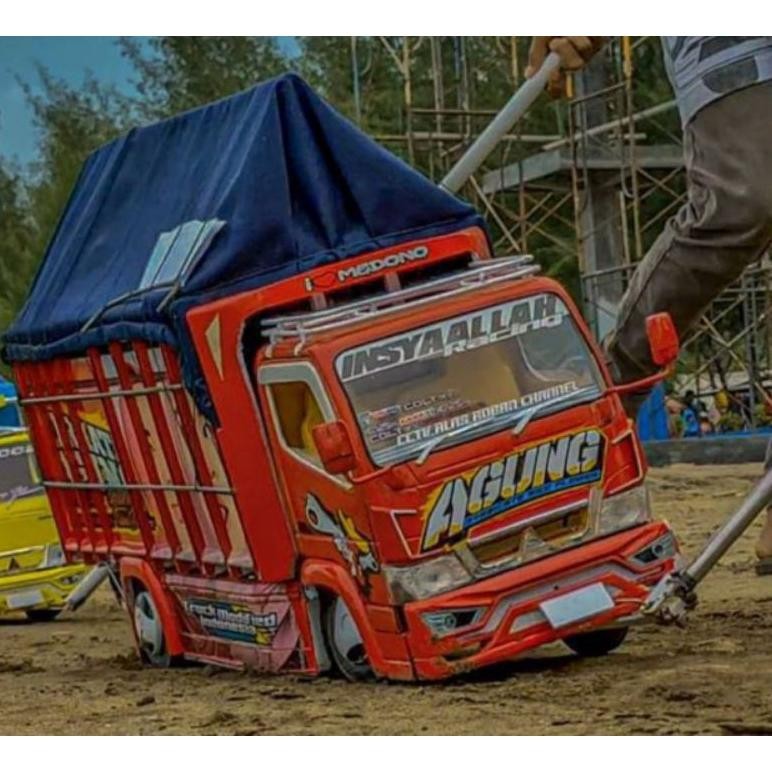 MINIATUR TRUK OLENG MURAH ASLI KAYU PERMATA AGUNG, MINIATUR TRUK OLENG, MINIATUR TRUCK OLENG, MINIAT