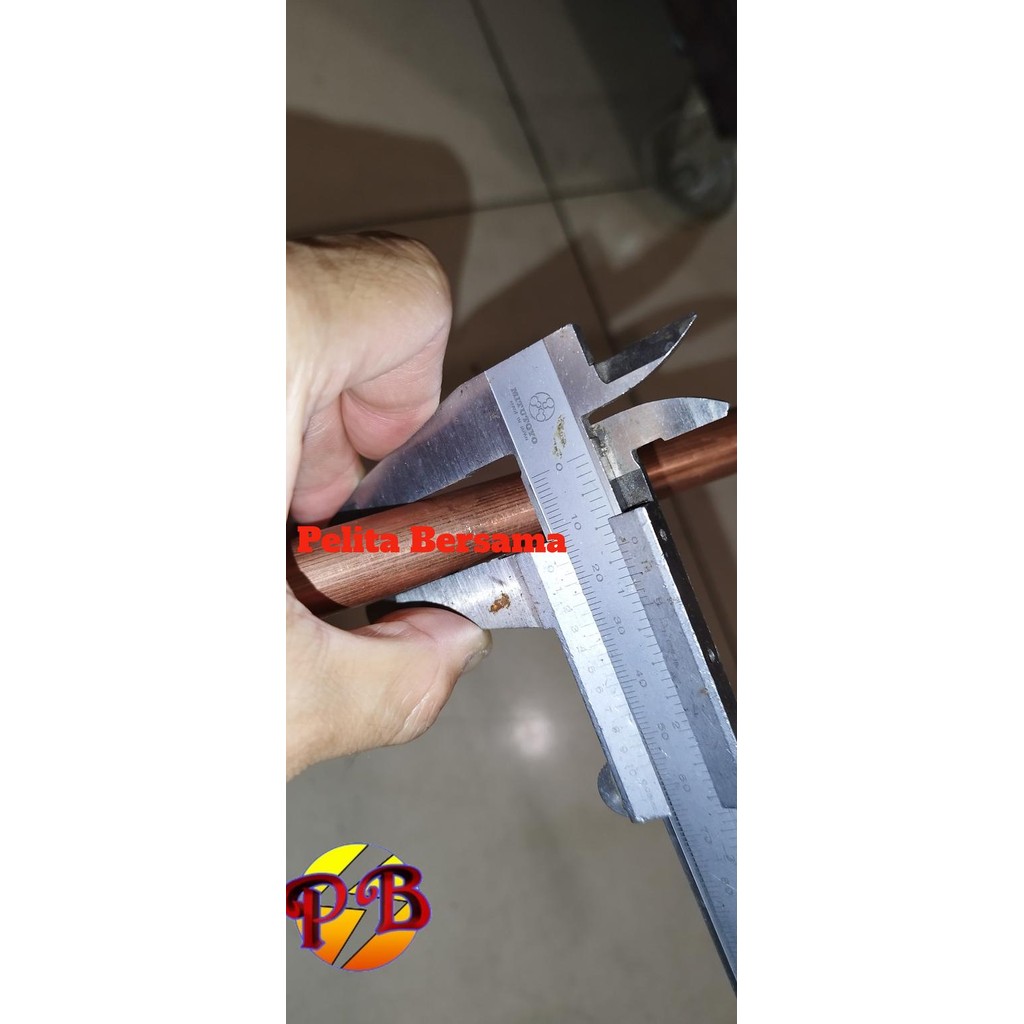 Diskon Grounding Rod / Copper Rod 5/8 X 3 Meter (Full Tembaga) Diameter 16 Mm