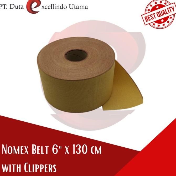 NOMEX BELT 6" X 130 CM WITH CLIPPERS 2904T