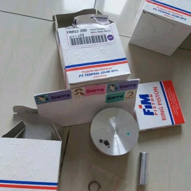 New PISTON KIT FIM 12 IZUMI DIAMETER 70 71 72 PEN PIN 15 MM MIO TIGER FINO