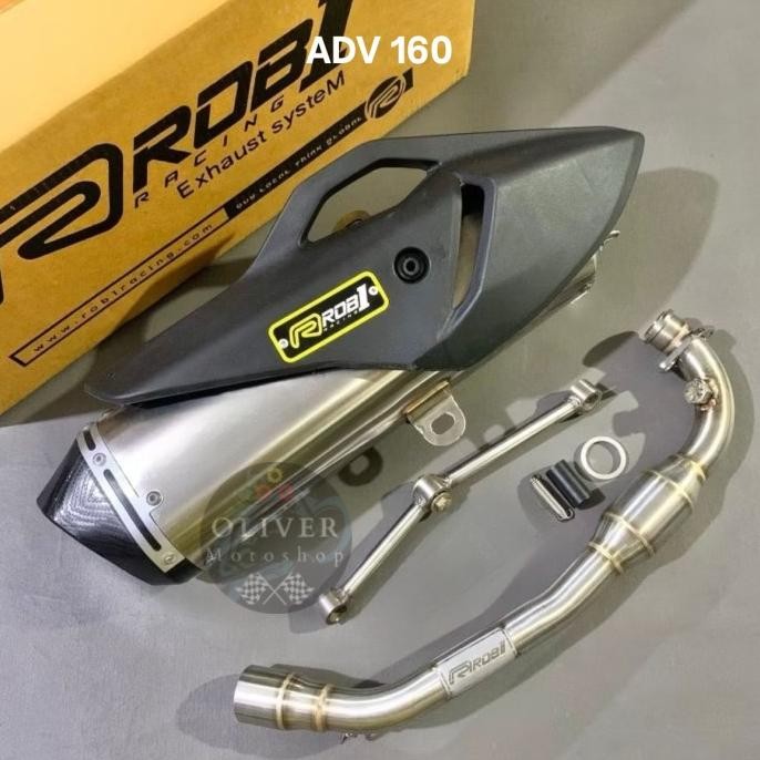 KNALPOT ROB1 ADV160 PCX16O VARIO160 OVAL