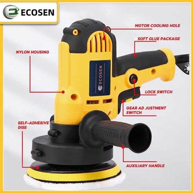 Ecosen 900W  Mesin Poles Mobil Motor Car Alat Poles Cat Body Mobil Motor Car Mesin Poles Poilsher Me
