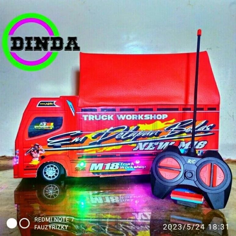 Promo miniatur truk oleng remot control paling murah