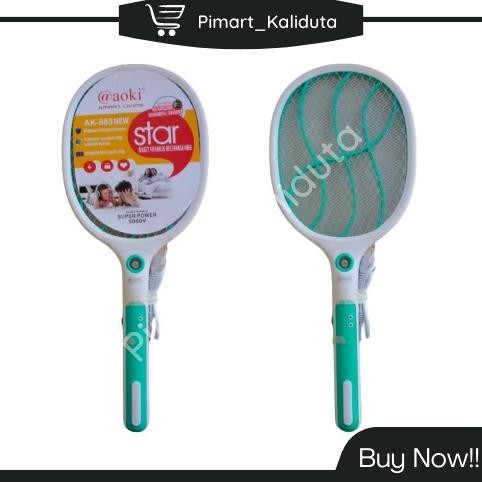 Raket Cas Reket Nyamuk Raket Senter Aoki Pembasmi Nyamuk 883 New