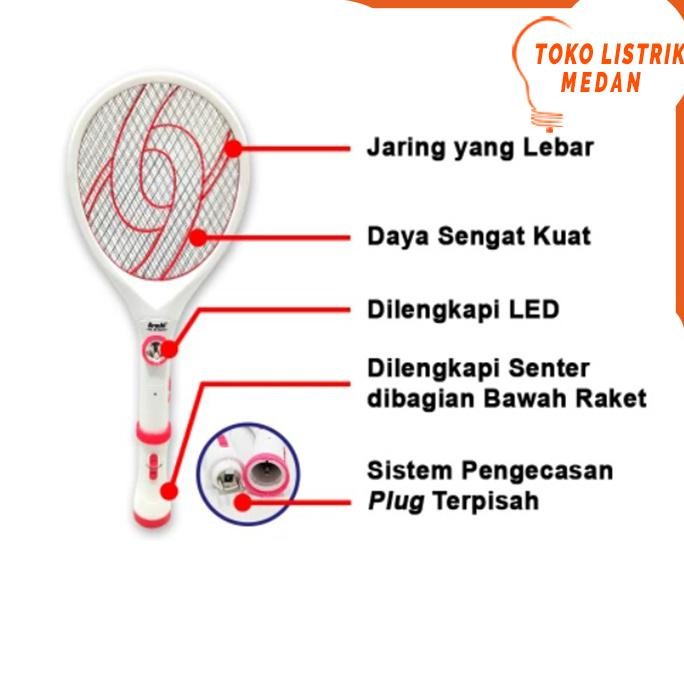 Raket Nyamuk Arashi 96