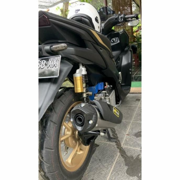 Knalpot Rob1 Aerox New connected Stainless original racing jogja