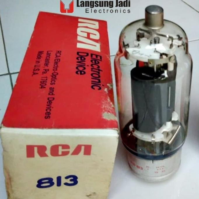 Grosir New 813 Rca Usa Beam Power Tube Nos - Tabung Audio Radio Pemancar