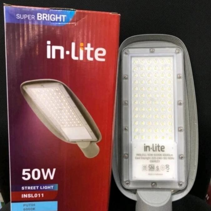 Murah Lampu Jalan Inlite 50 Watt Pju Led In-Lite Insl011 50Watt Street Light
