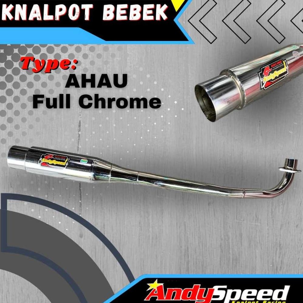 Knalpot ALL BEBEK blade jupiter revo model ahau merk andy speed