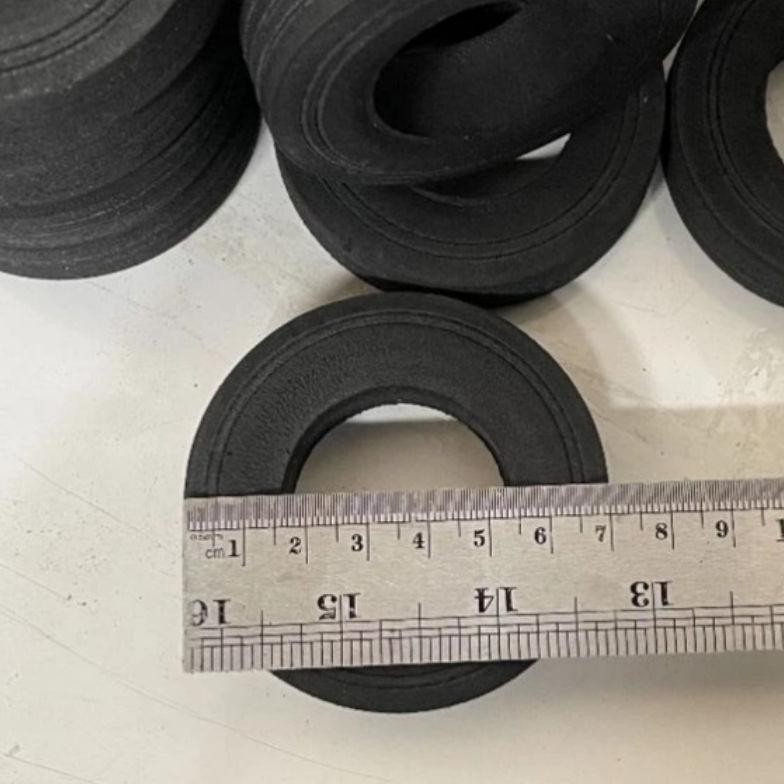 BAN MINIATUR TRUK OLENG 7CM skala 12 SUDAH DAPAT 6 RODA / 6 PCS BAHAN SPON KARET