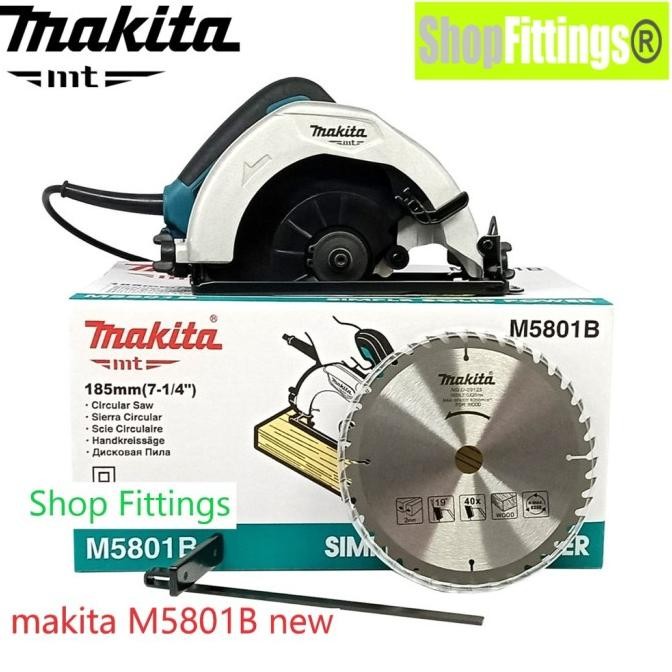 Promo Makita M 5801 B Circular Saw 7" Mesin Circle Potong Kayu Sirkel Maktec