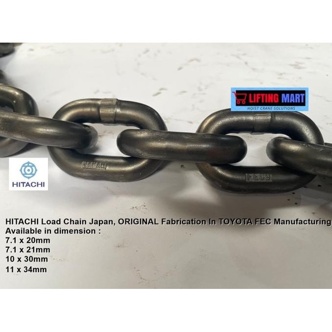 Promo Load Chain Rantai Baja Hoist Hitachi Original Japan