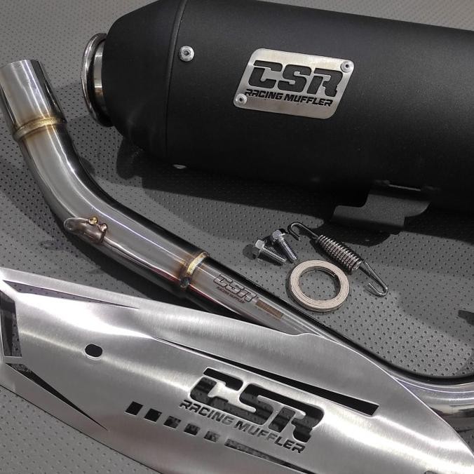 CSR MUFFLER KNALPOT CSR FULL SYSTEM YAMAHA MIO SPORTY/SMILE ORIGINAL CSR