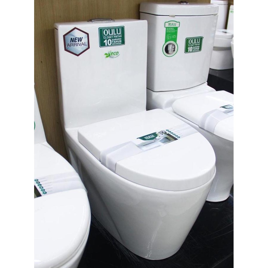 Promo Oulu - Closet / Kloset / Toilet Duduk A 907 A907 Green Washer White