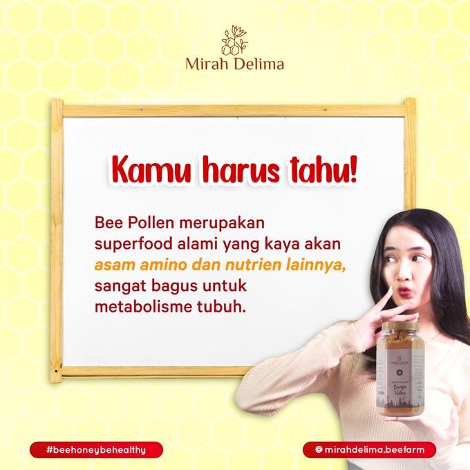 

Bee Pollen Powder - Tepung Bee Pollen - Bunga Hutan - 200 Gram Terlaris
