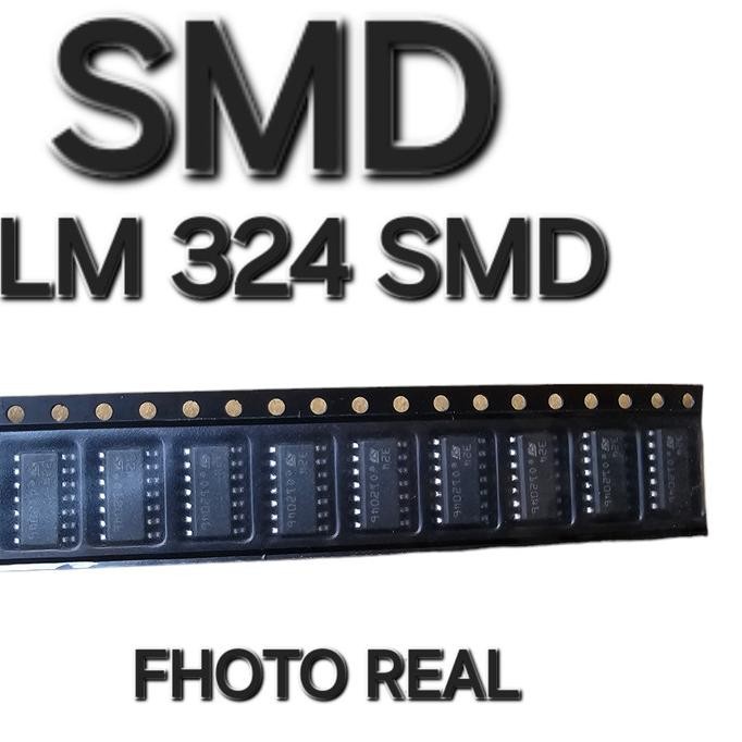 Update (4) LM 324 LM324  IC SUARA SMD TEMPEL KECIL RENCENG KA TL KIA BA AN 324 17324 AUDIO SOUND toj